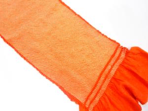 正絹　振袖用　絞り　帯揚げ